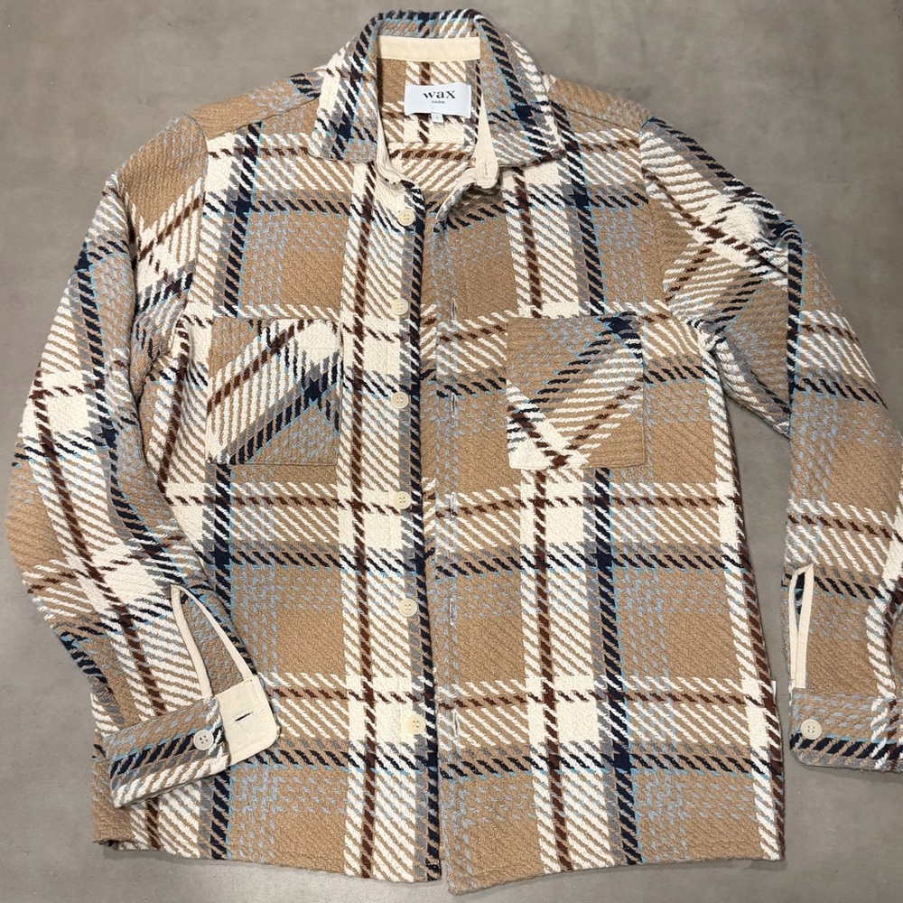 Men's Casual Plaid Button Down Shirt